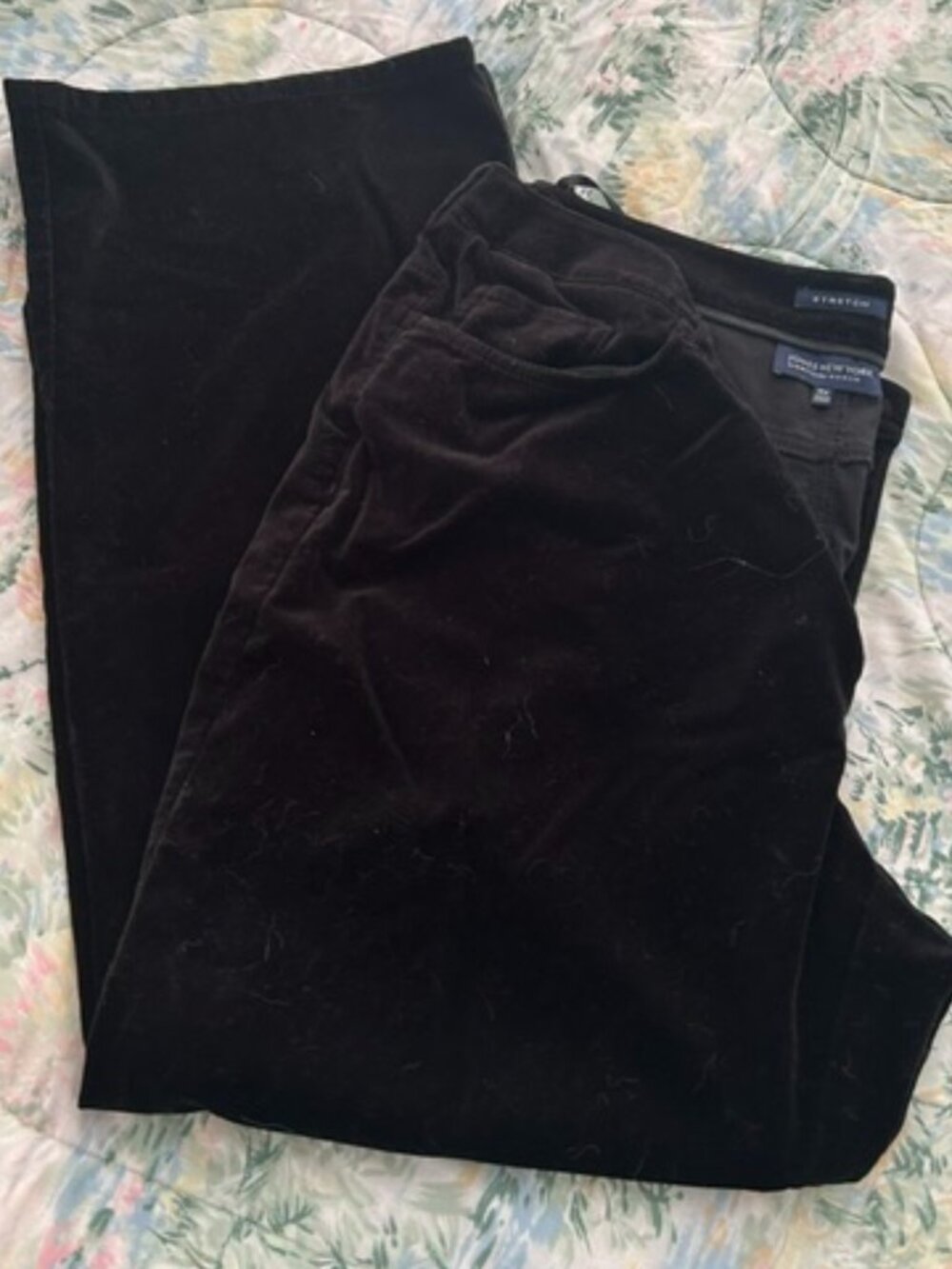 Velvet Feel Wide Leg Pants